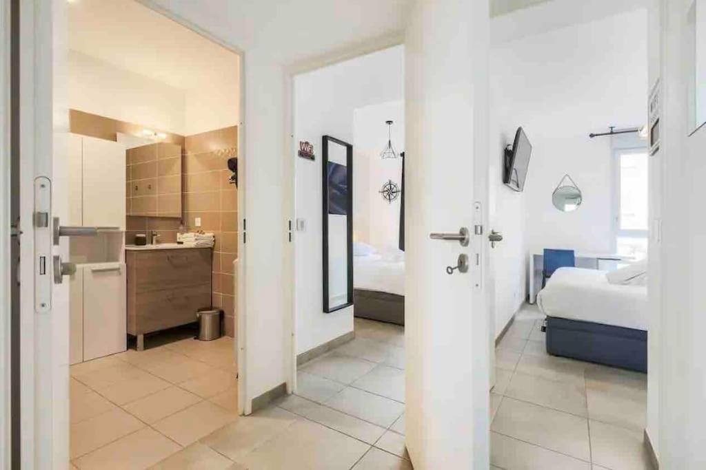Logement Moderne Luxueux Parking Ac Cote De La Mer Nice Exteriör bild