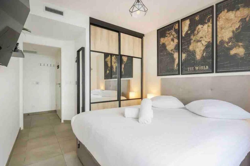 Logement Moderne Luxueux Parking Ac Cote De La Mer Nice Exteriör bild