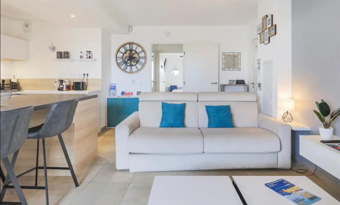 Logement Moderne Luxueux Parking Ac Cote De La Mer Nice Exteriör bild